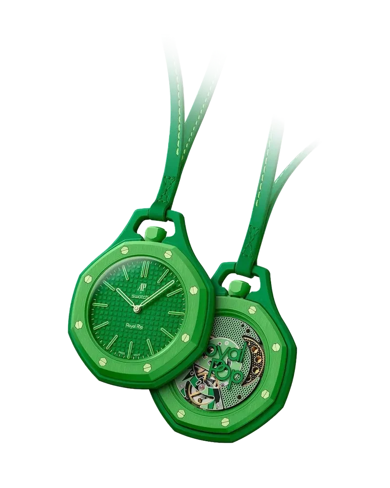 Swatch Audemars Piguet Royal Pop Watch Green Eight